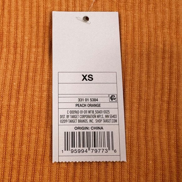 Lot of 2 Wild Fable Women's Size XS Long Sleeve Tee Shirts Peach Multicolor - Picture 15 of 16